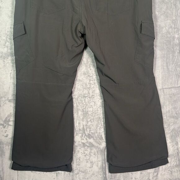 Eddie Bauer Charcoal Fleece Lined Cargo Pants Size 18 Short - Picture 13 of 13